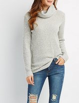Thumbnail for your product : Charlotte Russe Turtleneck Tunic Sweater