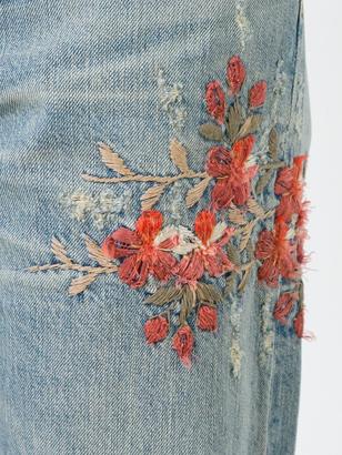 Citizens of Humanity embroidered cropped jeans