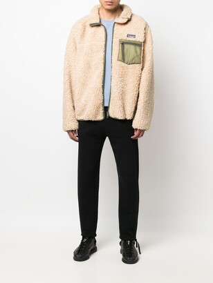 Readymade Shearling Logo-Patch Detail Jacket