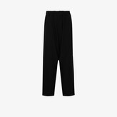 Thumbnail for your product : Yohji Yamamoto Side Zip Wool Trousers