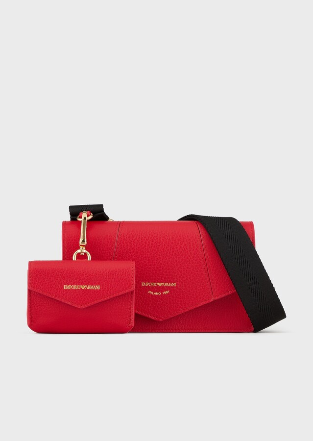 Emporio Armani Red Women's Shoulder Bags | Shop the world's 