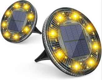 Glaustoncn Black Low Voltage Solar Powered Integrated LED Pathway Light  Pack - ShopStyle