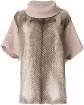 Thumbnail for your product : Liska fur trim sweater