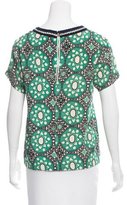 Thumbnail for your product : Sea Short Sleeve Silk Top