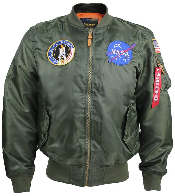 green nasa bomber jacket