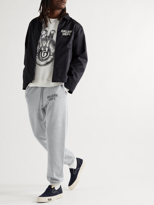 GALLERY DEPT. Tapered Logo-Print Cotton-Jersey Sweatpants - ShopStyle