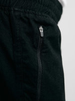 Thumbnail for your product : Topman Black Woven Zip Detail Skinny Joggers