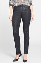 Thumbnail for your product : Christopher Blue 'Maryse' Shimmer Coated Twill Slim Jeans