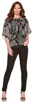Thumbnail for your product : M&Co Paisley print batwing top