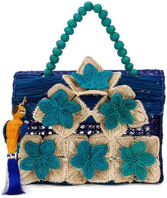Mercedes Salazar flowers handbag