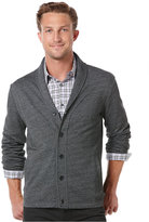 Thumbnail for your product : Perry Ellis Black Shawl Collar Sweater