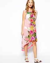 Thumbnail for your product : Ted Baker Placement Print Peneey Cover Up Dress