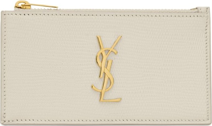 YSL cardholder with zip / receipt&carton, Luxury, Bags & Wallets