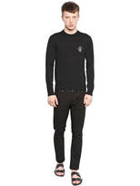 Thumbnail for your product : Givenchy Wool Knit Rottweiler Sweater