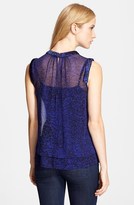 Thumbnail for your product : Rebecca Taylor Sleeveless Double Layer Top