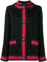 Gucci - detachable Loved hood jacket - women - Soie/Acrylique/Polyester/Laiton - 38