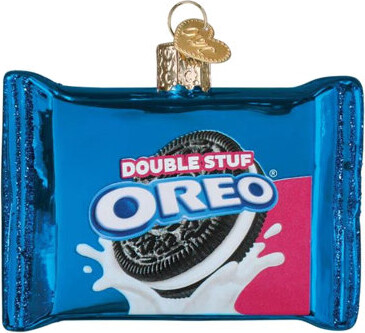 Old World Christmas Glass Ornament for Christmas Tree, Oreo Double Stuffed Cookies