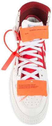 Off-White Off-Court Tumbled Leather Sneakers
