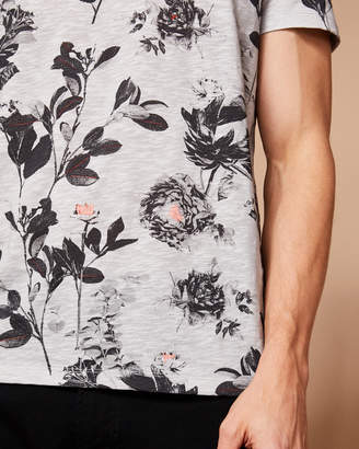 Ted Baker DOBERMA Floral print cotton T-shirt