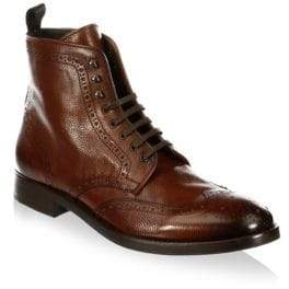 To Boot Bruckner Tall Leather Wingtip Boots