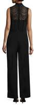 Thumbnail for your product : Laundry by Shelli Segal Embroidered Wide-Leg Jumpsuit