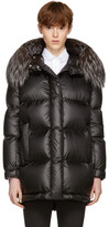 Prada - Manteau matelassé anti-déchirures en duvet noir