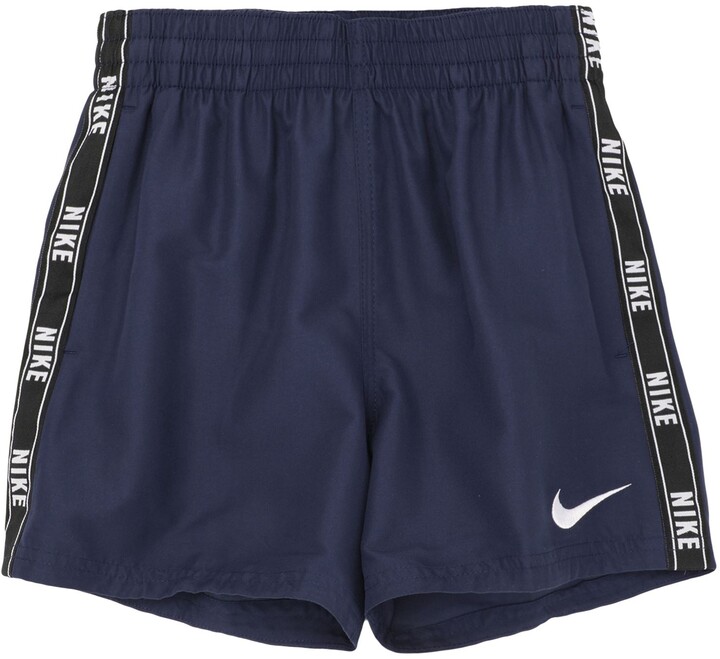 blue nike swim trunks