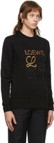 Thumbnail for your product : Loewe Black Embroidered Anagram Sweatshirt