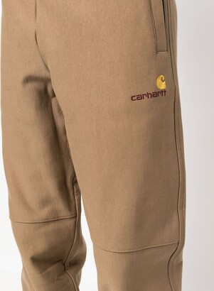 Carhartt Work In Progress Embroidered-Logo Cotton Track Pants