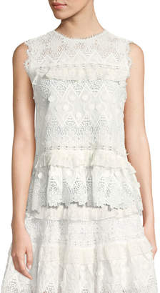 Alexis Effie Tie-Back Sleeveless Lace Top