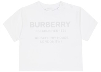 Burberry Children Baby logo cotton jersey T-shirt