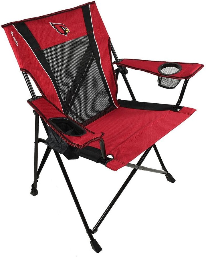 ITOPFOX Premium Pro Football Arizona Cardinals Red Polyester Camping Chair with Cup Holder