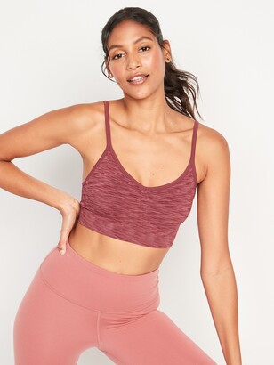 Old Navy Light Support Seamless Convertible Racerback Sports Bra for Women  XS-4X - ShopStyle