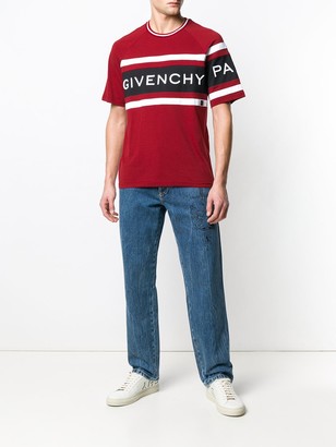 Givenchy logo colour-block T-shirt