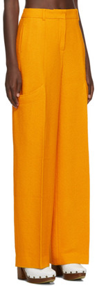 Jacquemus Yellow Le Pantalon Moyo Trousers