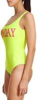 Thumbnail for your product : Alberta Ferretti Swimsuit One-piece Swimsuit With Rainbow Weekmonday Print