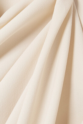 The Row Larina Crepe Dress - Cream