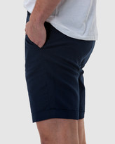 Thumbnail for your product : Brooksfield Men's White Pants - Linen Blend Shorts - Size One Size, 38 at The Iconic