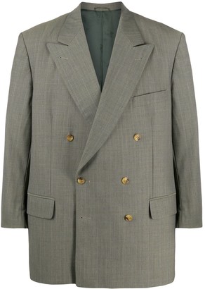 burberry double breasted blazer
