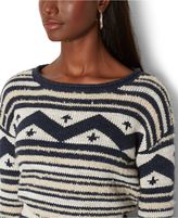 Thumbnail for your product : Lauren Ralph Lauren Boat-Neck Intarsia Sweater