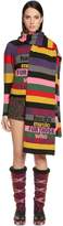 Thumbnail for your product : Etro Intarsia Striped Wool Scarf