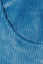 Thumbnail for your product : Sandy Liang Cropped Cotton-corduroy Wide-leg Pants