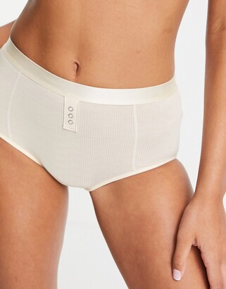 Free People snaps panty in off white