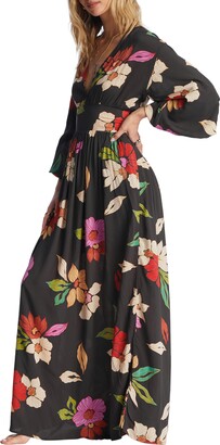 Billabong Night Bloom Floral Long Sleeve Maxi Dress - ShopStyle | Kleider