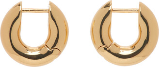 Anine Bing Gold Small Bold Link Earrings