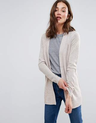 Brave Soul Open Front Cardigan in Mid Length