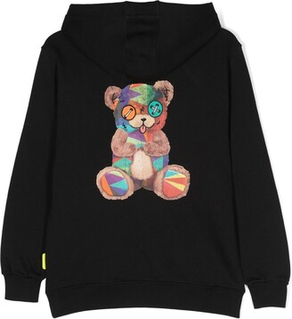 Barrow kids Bear-Print Cotton Hoodie - ShopStyle Boys' Sweatshirts