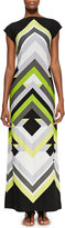 Thumbnail for your product : Melissa Masse Printed Luxury-Jersey Maxi Dress