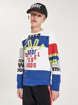 Thumbnail for your product : Diesel Printed Cotton Sweatshirt