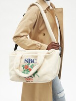 Thumbnail for your product : See by Chloe Tilly Rose-print Canvas Tote Bag - Beige Multi